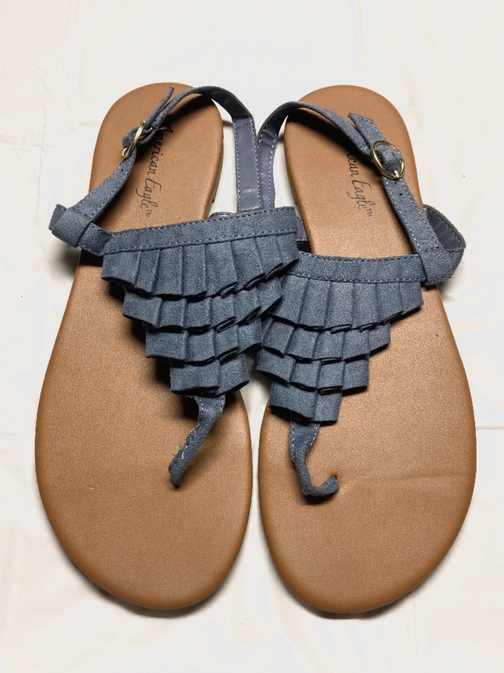 NWOT American Eagle Denim Sandals